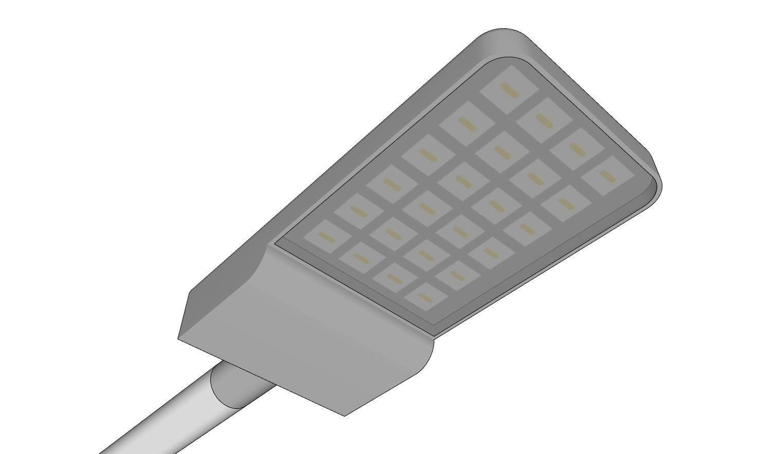 Light Pole - Lamp Post 14 3D model_5