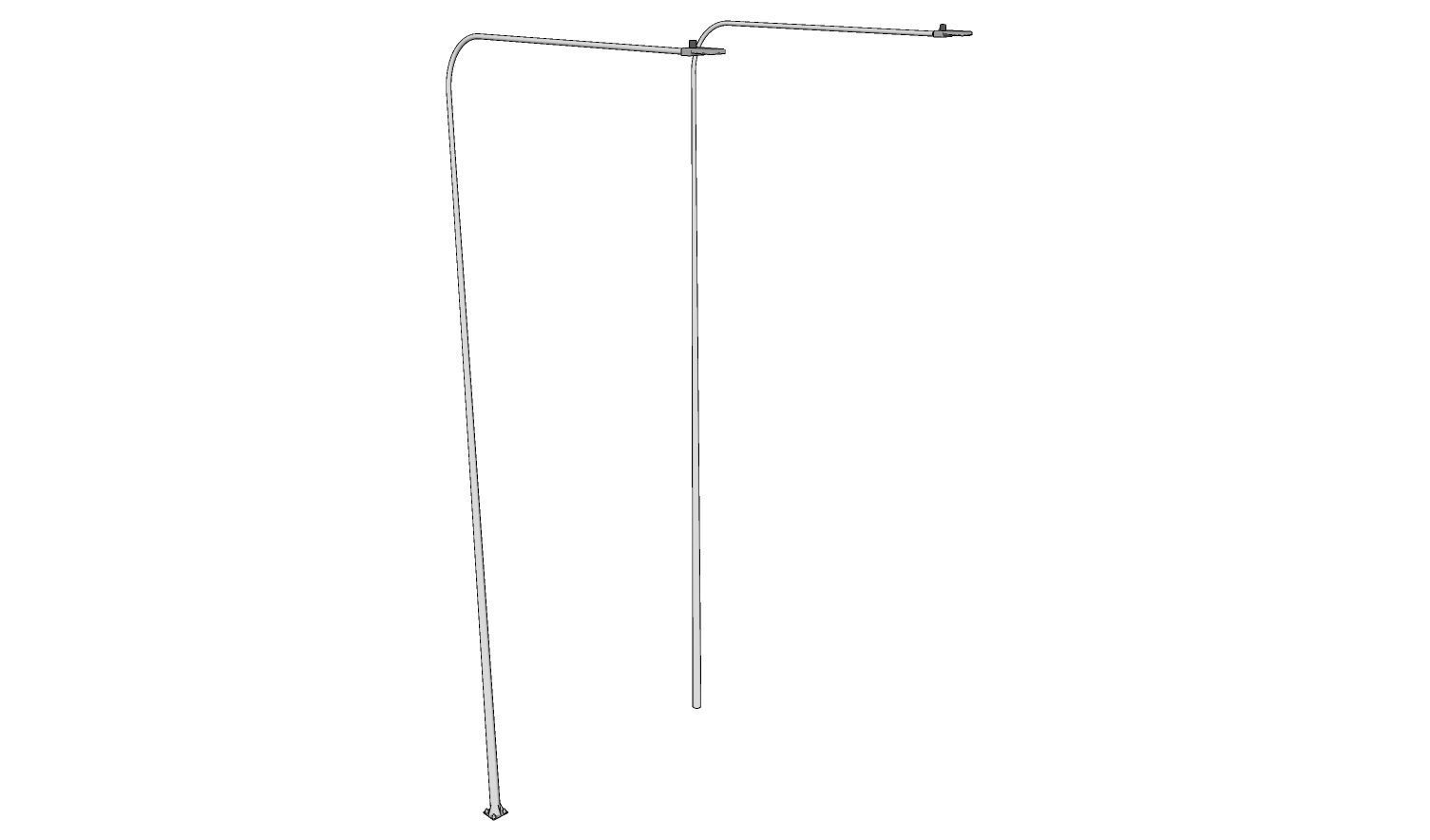 Light Pole - Lamp Post 14 3D model_3