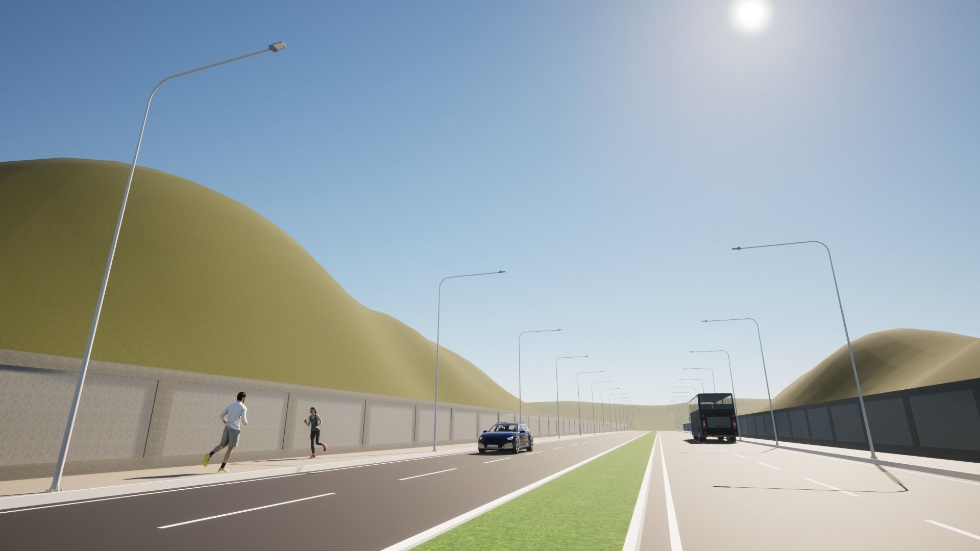 Light Pole - Lamp Post 14 3D model_8