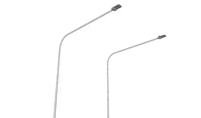 Light Pole - Lamp Post 14 3D model Light Pole - Lamp Post 14 3D model