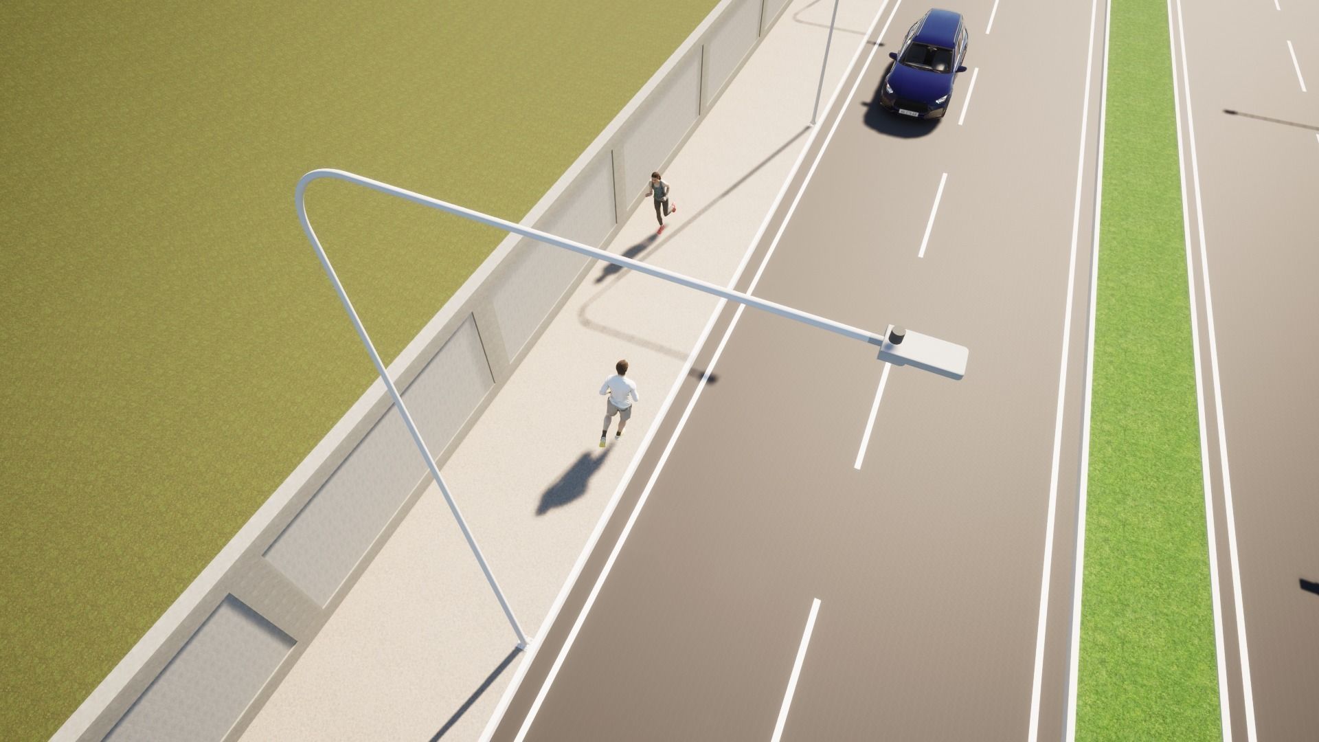 Light Pole - Lamp Post 14 3D model_10