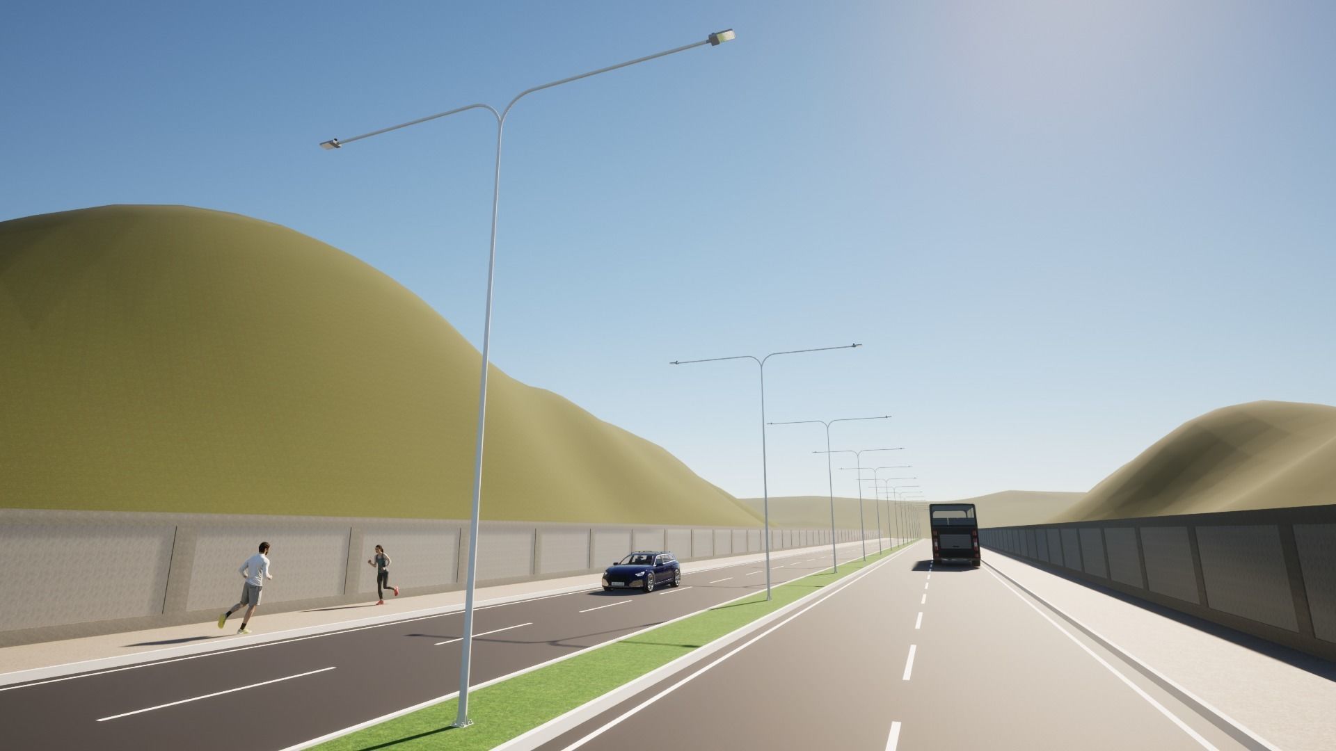 Light Pole - Lamp Post 15 3D model_7