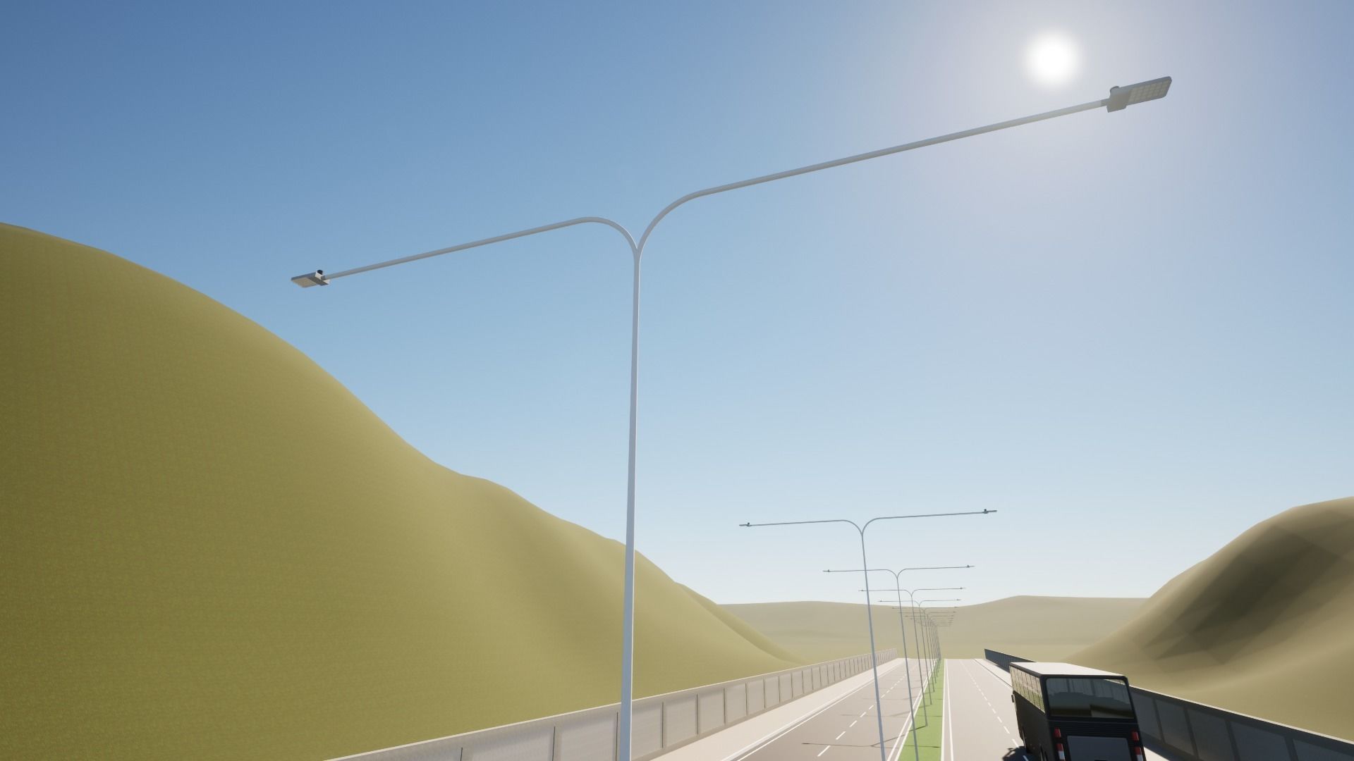Light Pole - Lamp Post 15 3D model_9