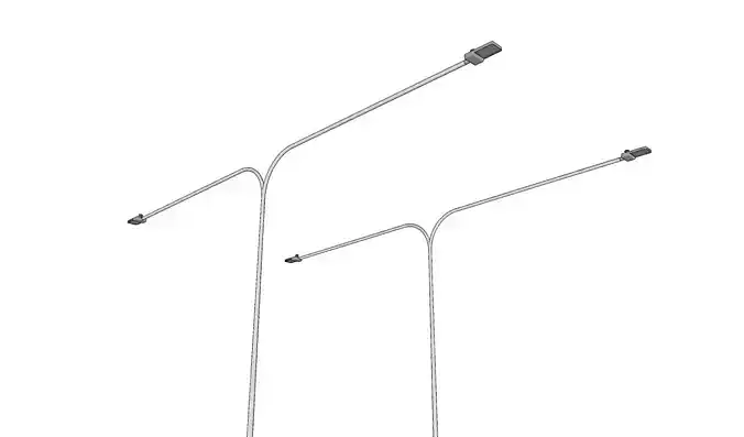 Light Pole - Lamp Post 15 3D model Light Pole - Lamp Post 15 3D model