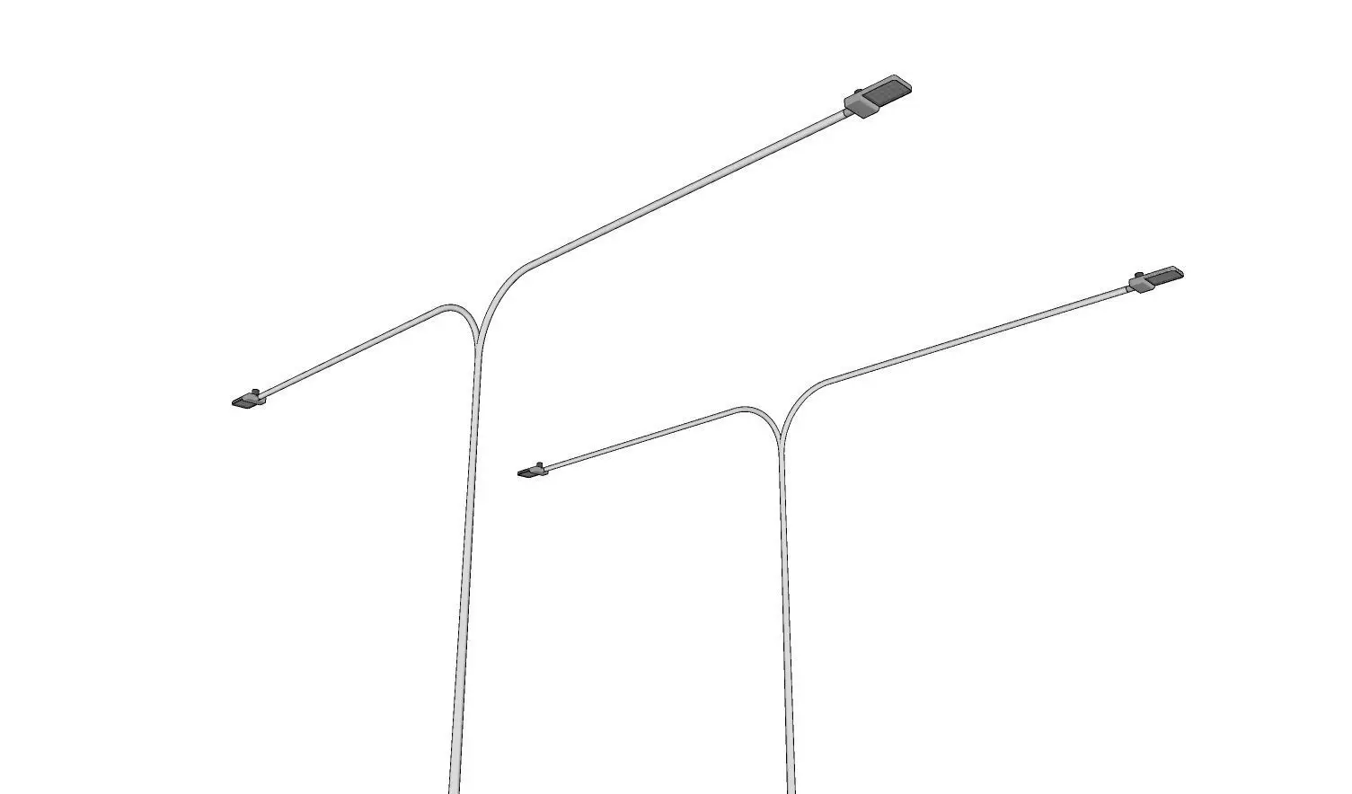 Light Pole - Lamp Post 15 3D model_0