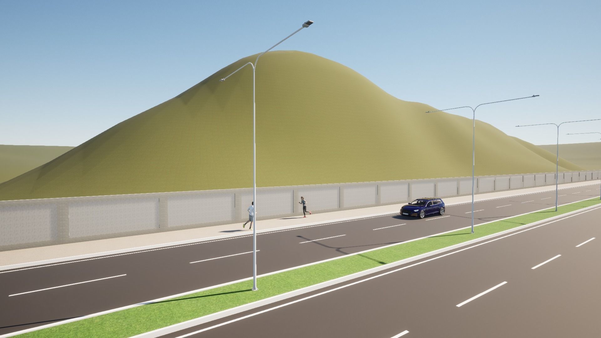 Light Pole - Lamp Post 15 3D model_8