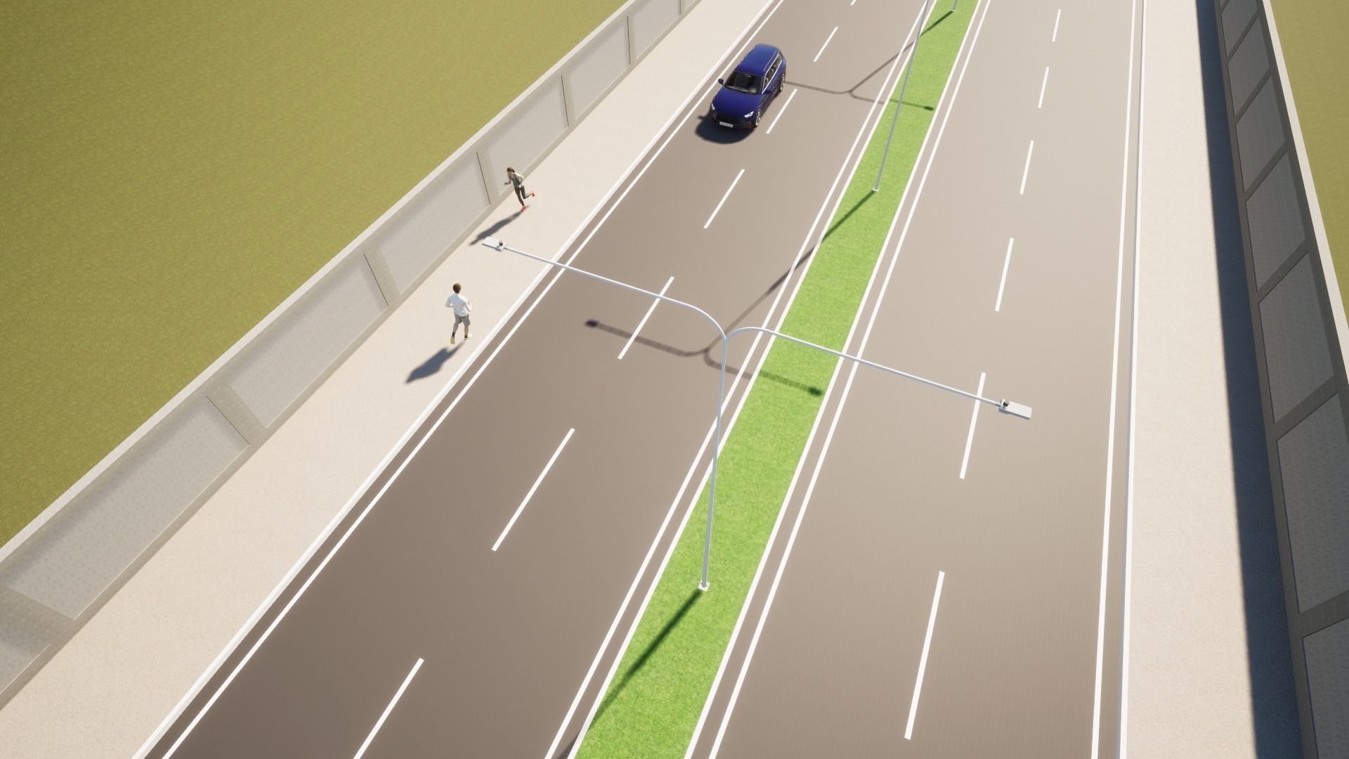 Light Pole - Lamp Post 15 3D model_10