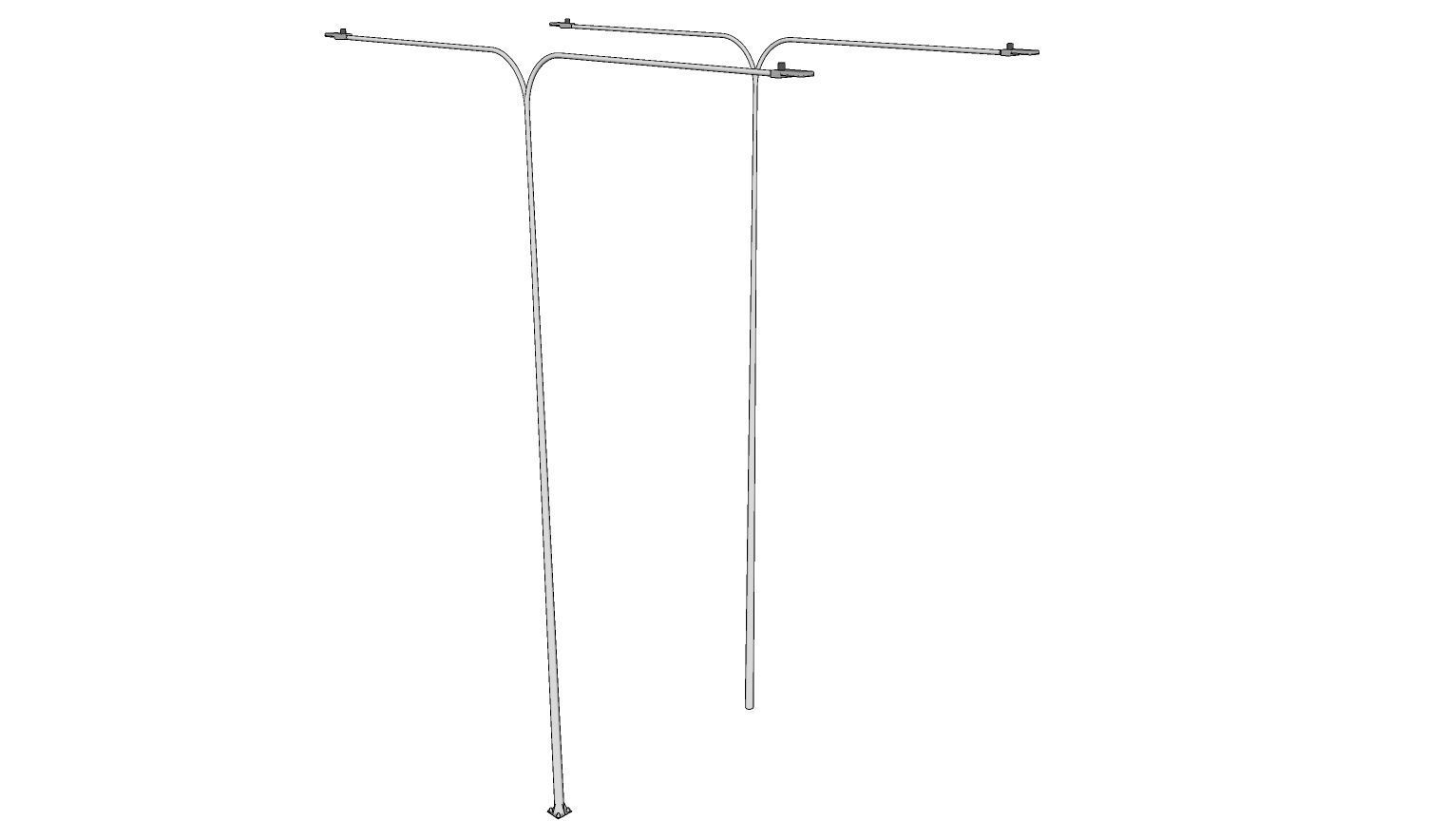 Light Pole - Lamp Post 15 3D model_3