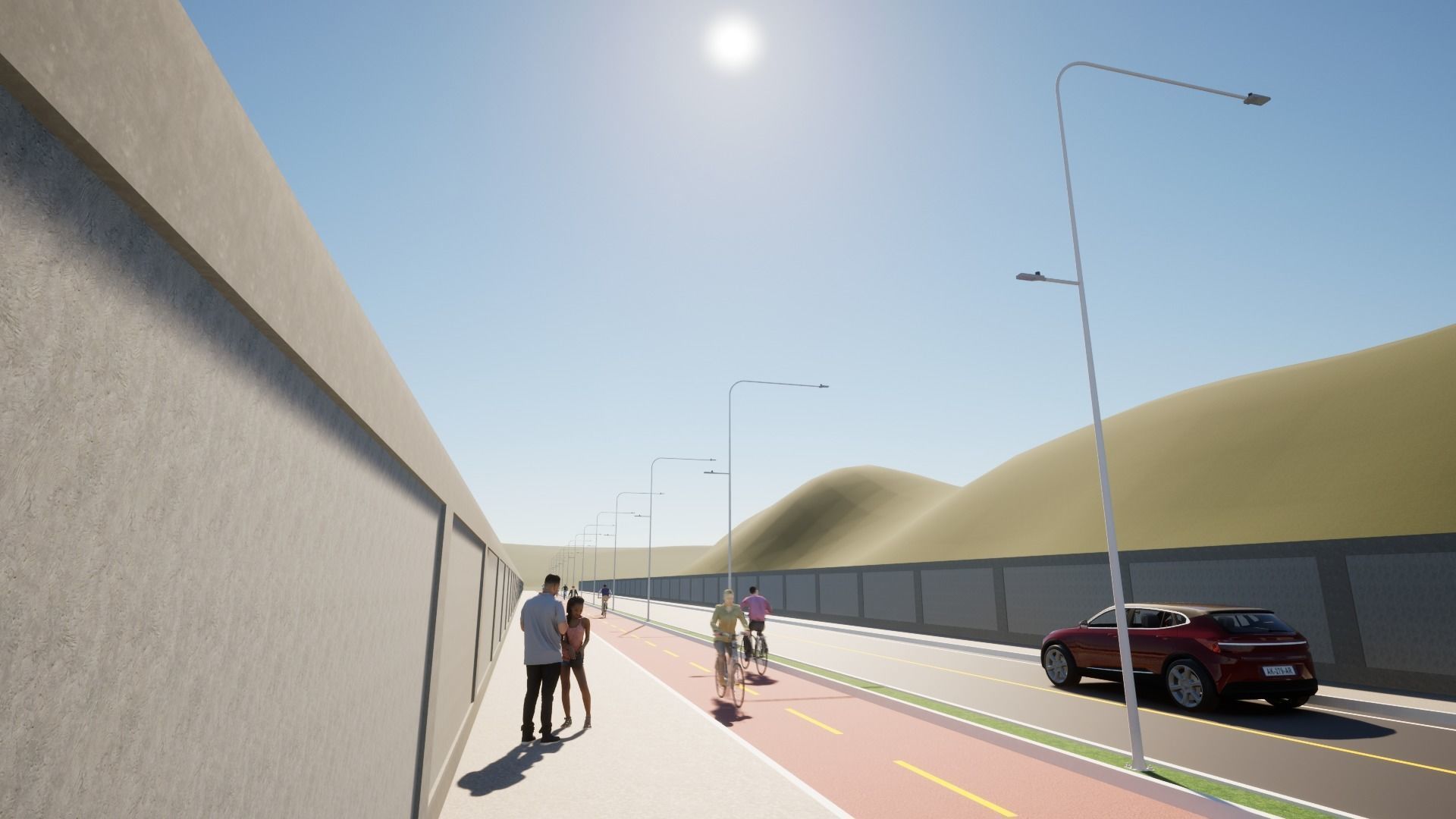 Light Pole - Lamp Post 16 3D model_10