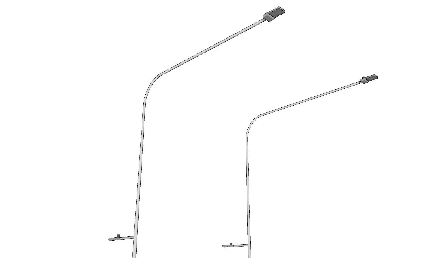 Light Pole - Lamp Post 16 3D model_0