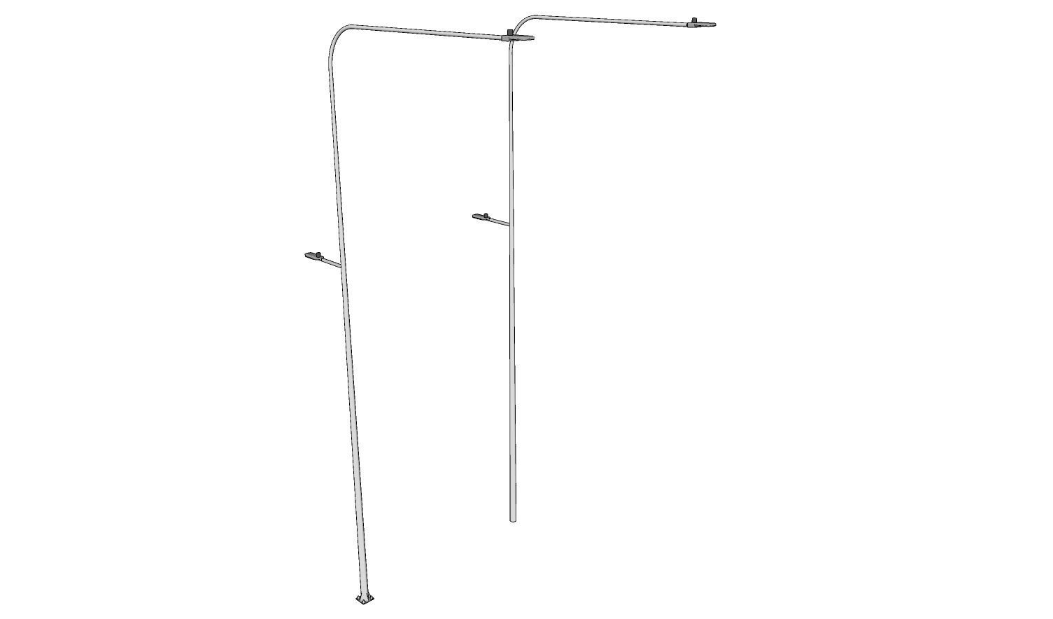 Light Pole - Lamp Post 16 3D model_3