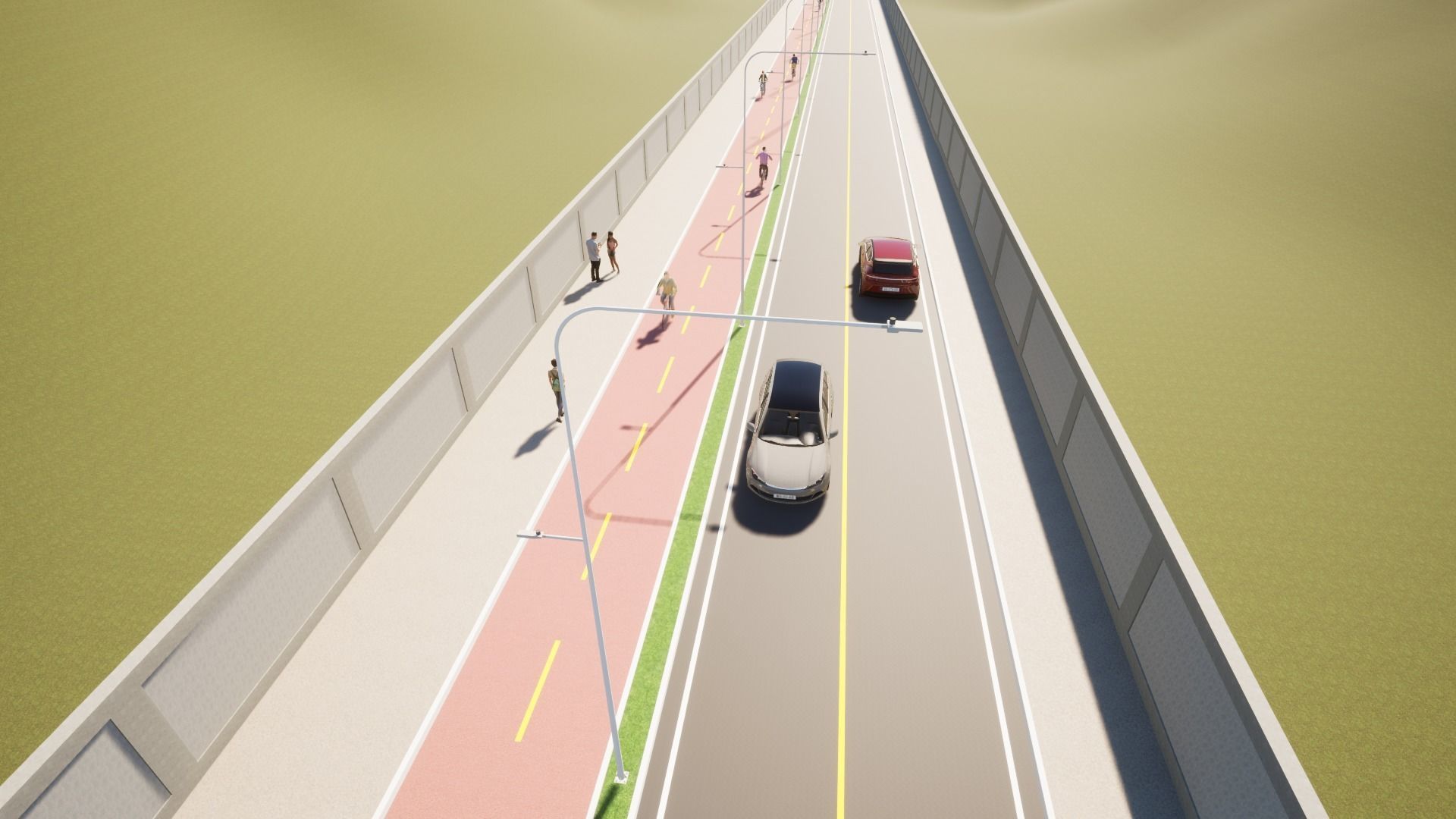 Light Pole - Lamp Post 16 3D model_11