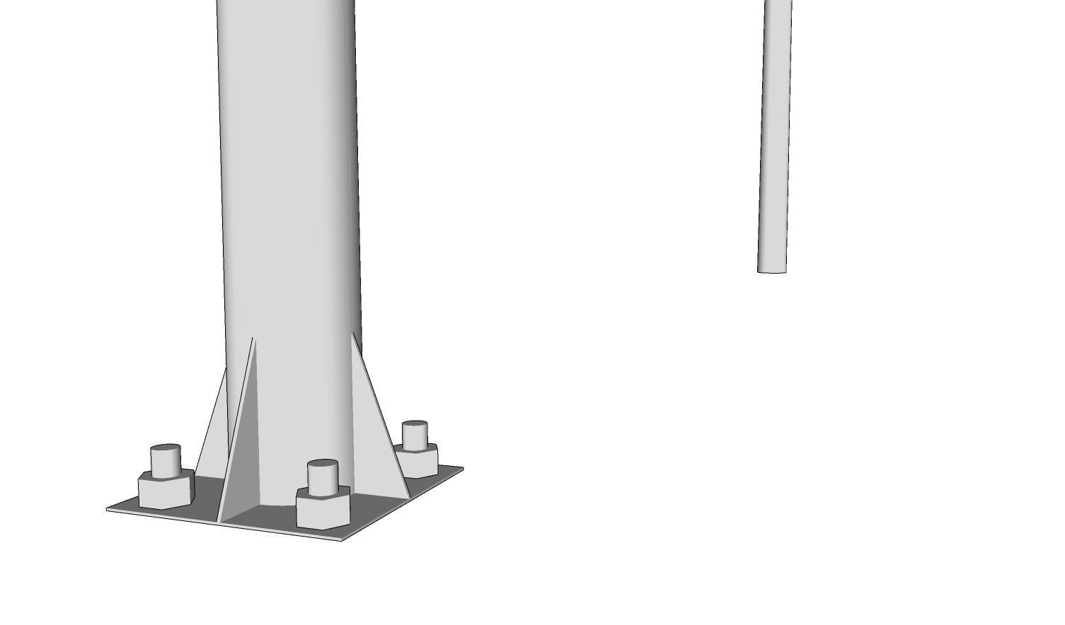 Light Pole - Lamp Post 16 3D model_4