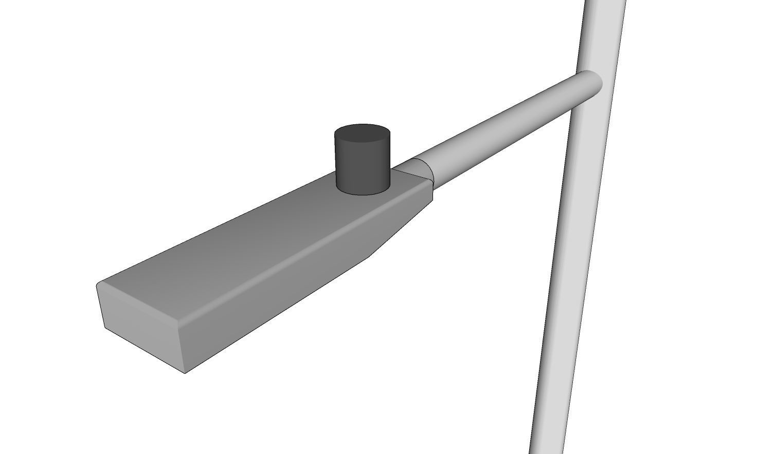 Light Pole - Lamp Post 16 3D model_7