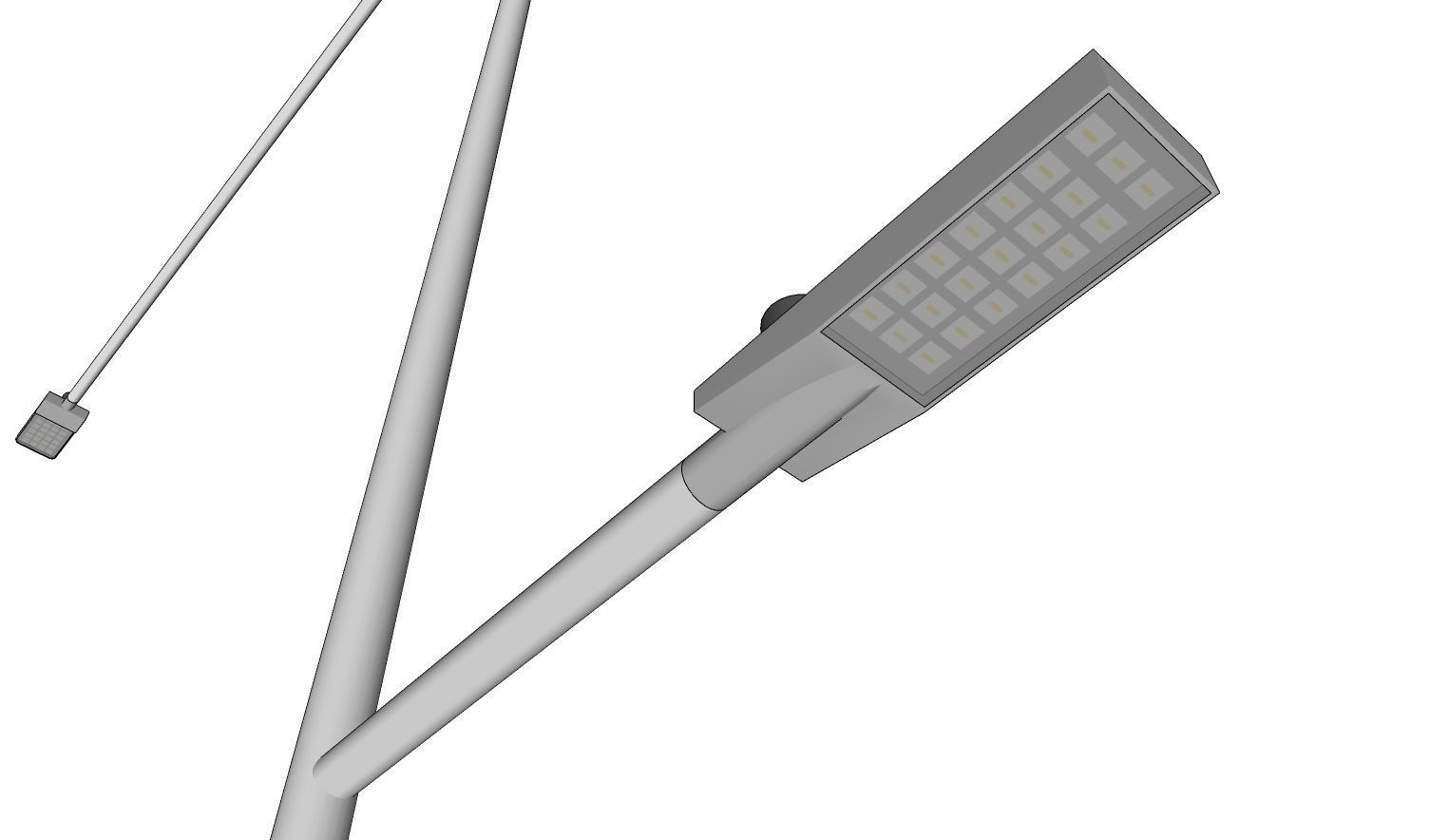 Light Pole - Lamp Post 16 3D model_8