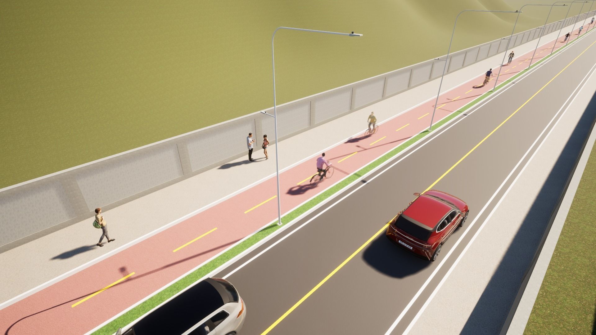 Light Pole - Lamp Post 16 3D model_9