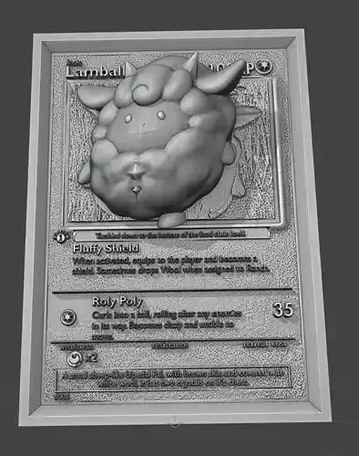 Lamball The Palworld Pal 3D 4D Custom Model 3D print model