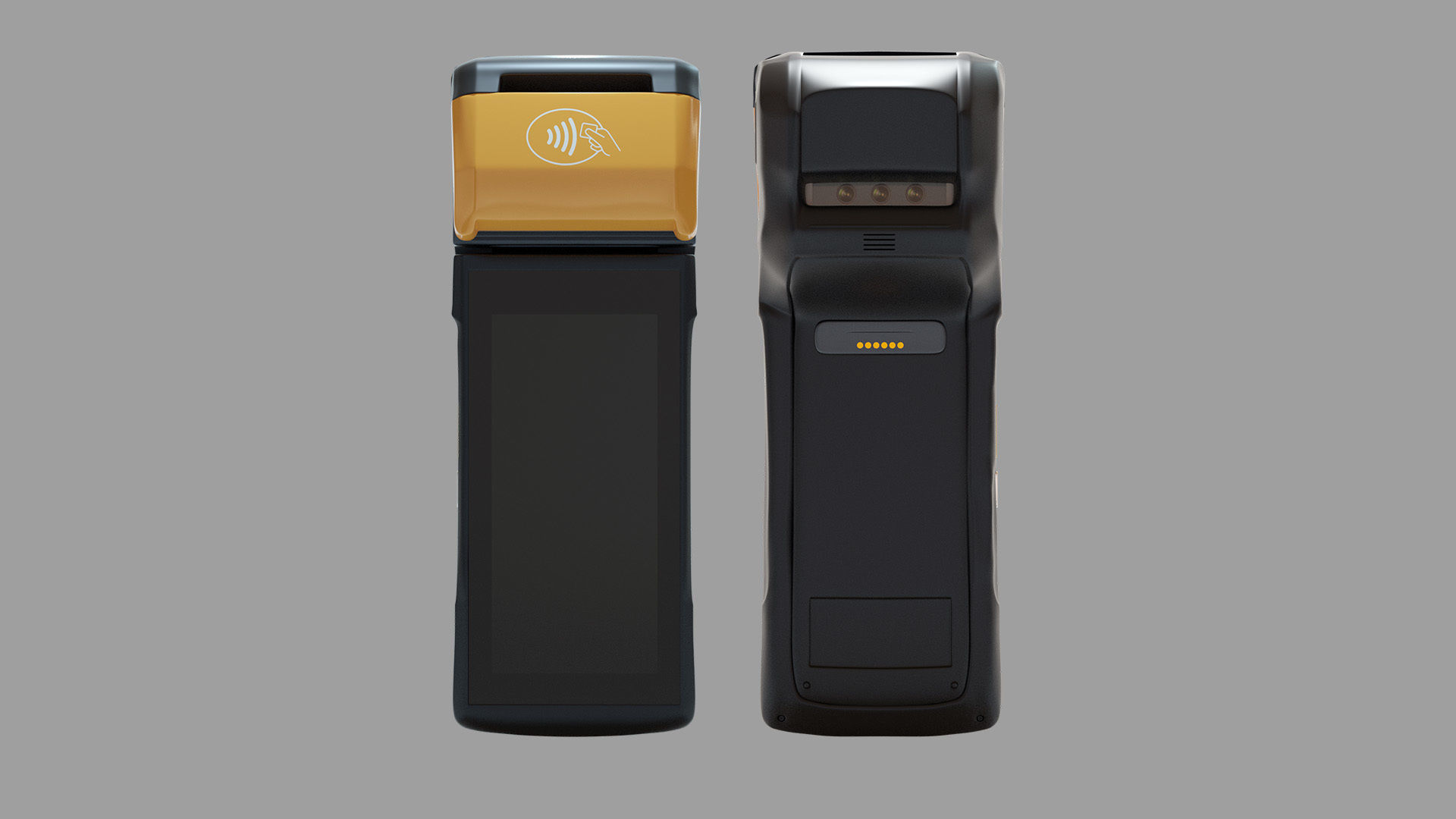 Sunmi P2 Credit Card Machine 3D model_2