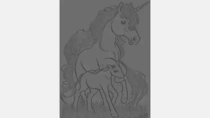 Horse 3D Free 3D print model