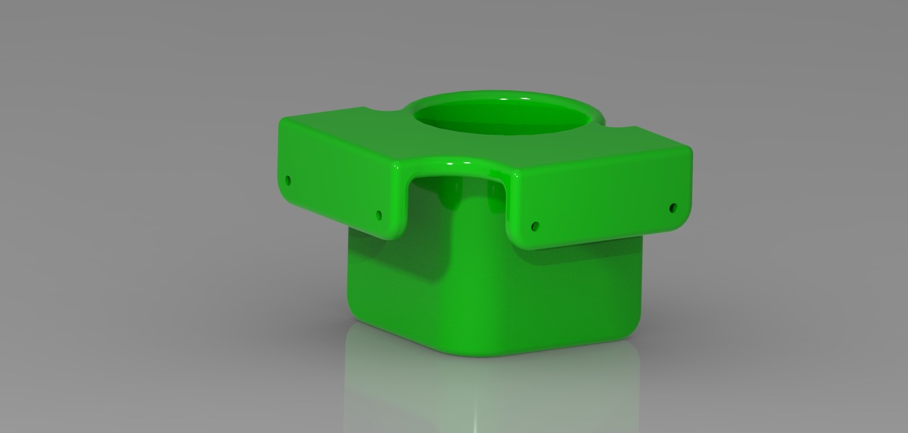 Pot holder for balconies 3D print model_2