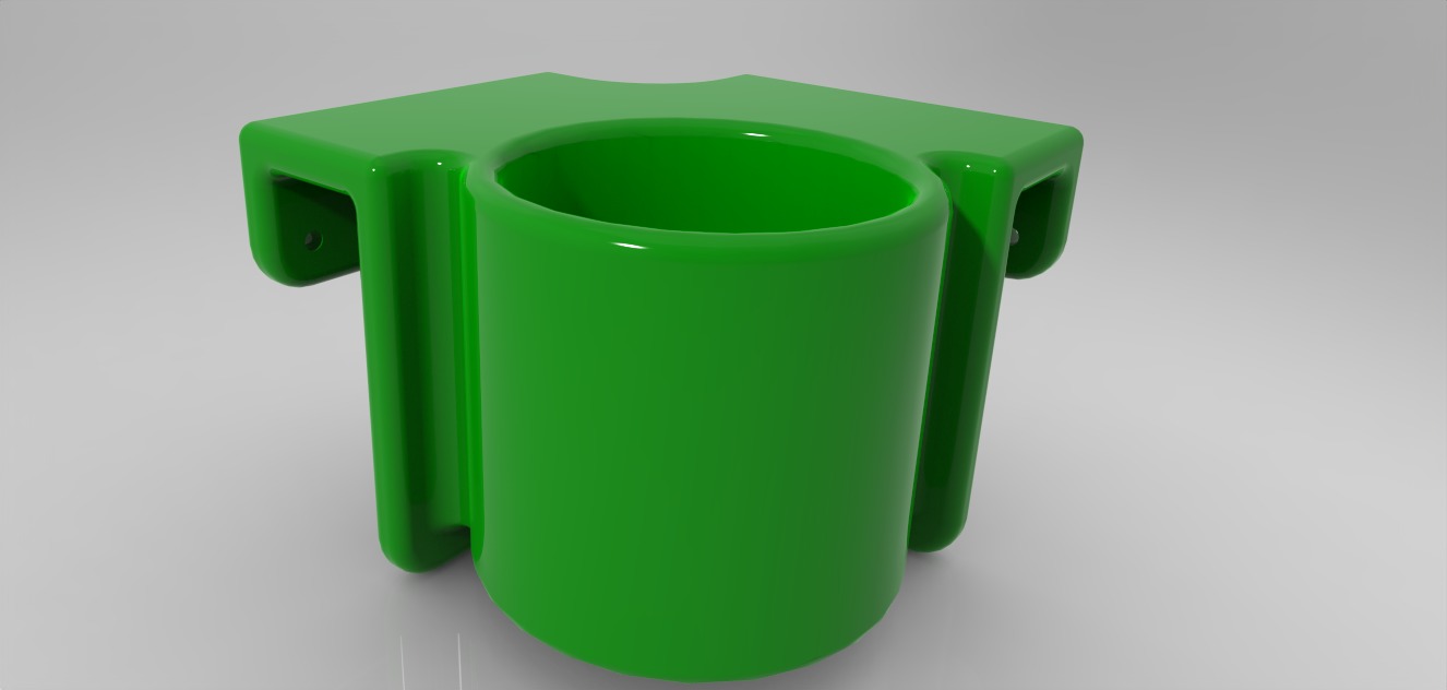 Pot holder for balconies 3D print model_1