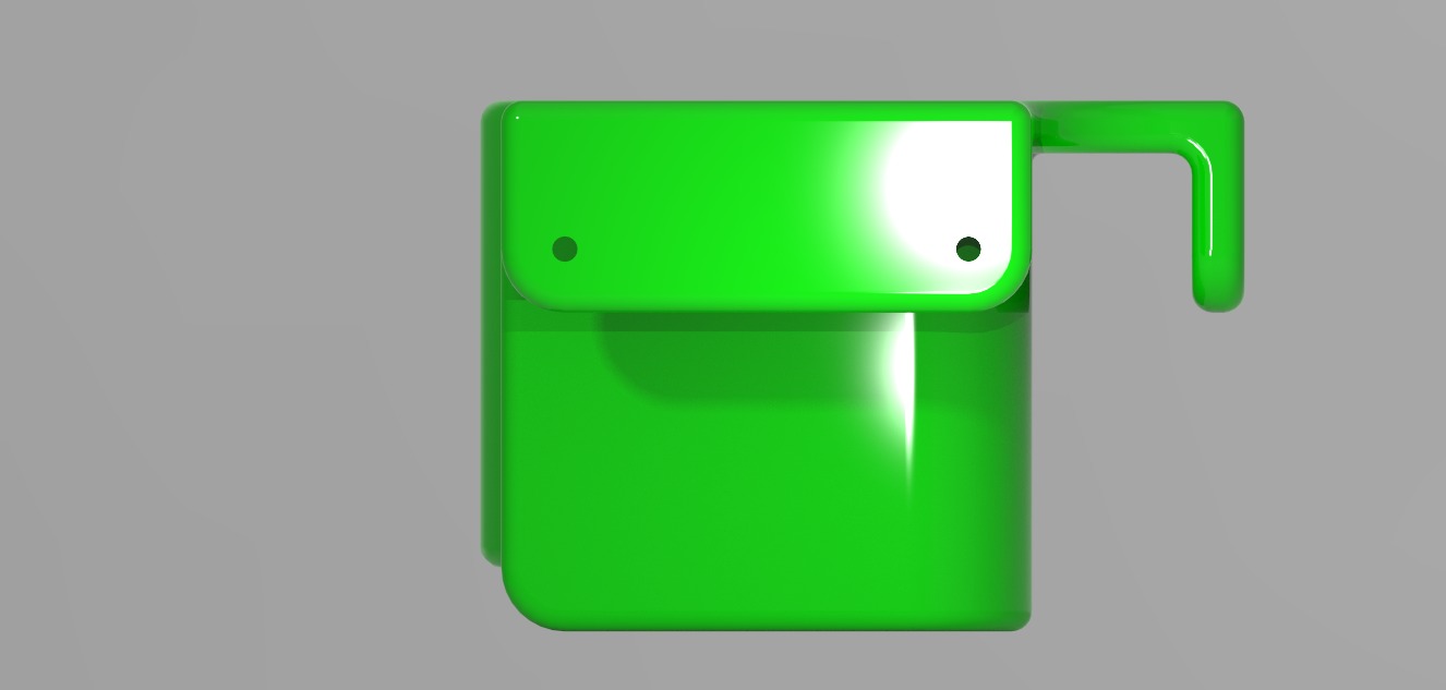 Pot holder for balconies 3D print model_7