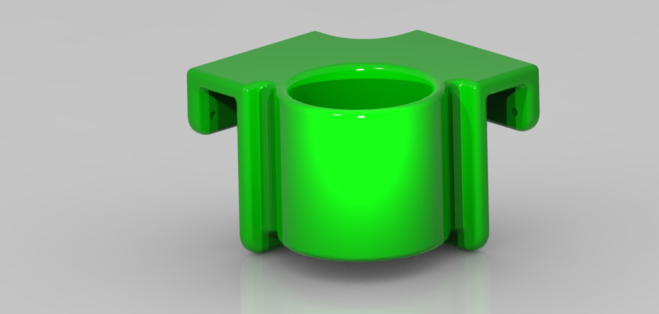 Pot holder for balconies 3D print model_5