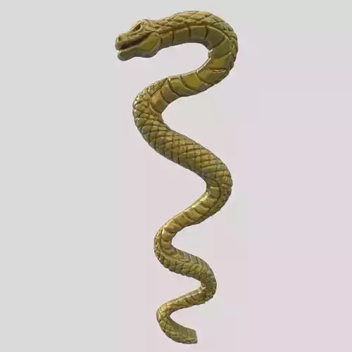 Writhing snake