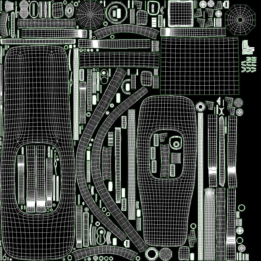 Sea Diver Low-poly 3D model_30