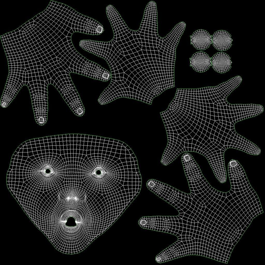 Sea Diver Low-poly 3D model_28