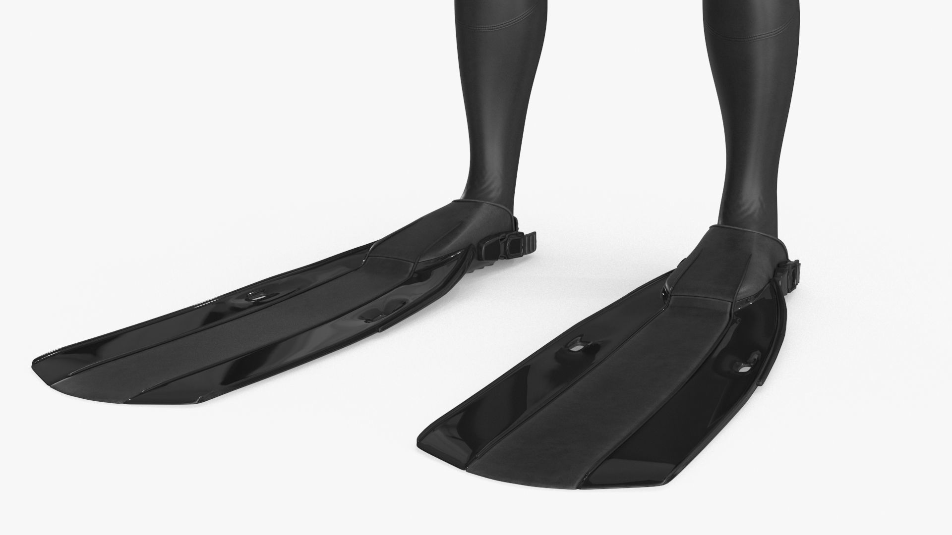 Sea Diver Low-poly 3D model_9