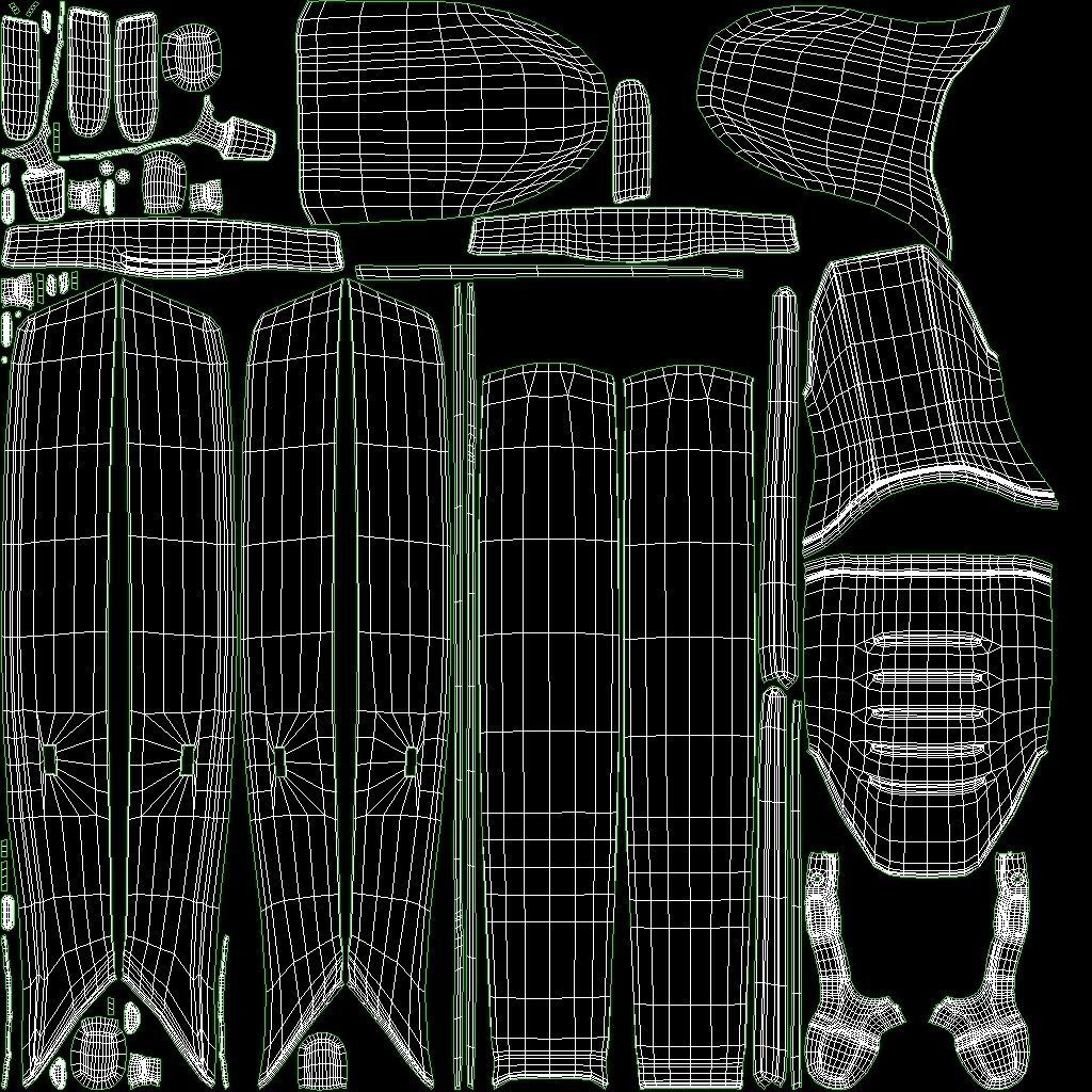 Sea Diver Low-poly 3D model_29