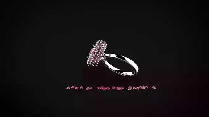 Donut ring 3D print model