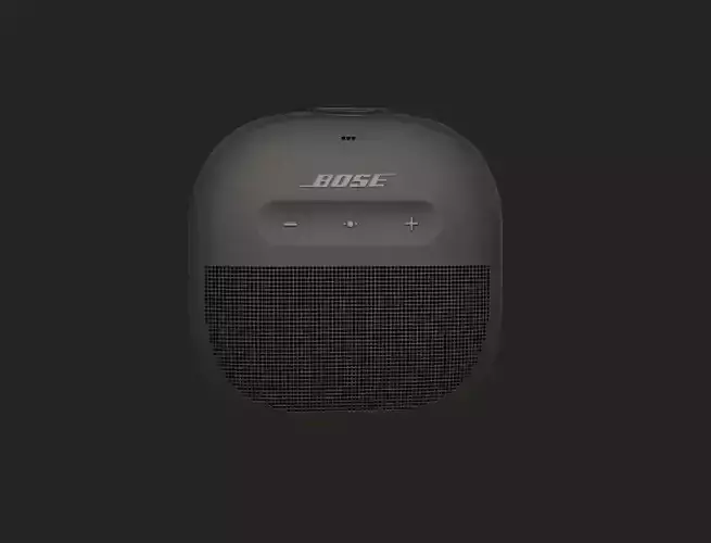 Black Bose Bluetooth Speaker 3D model