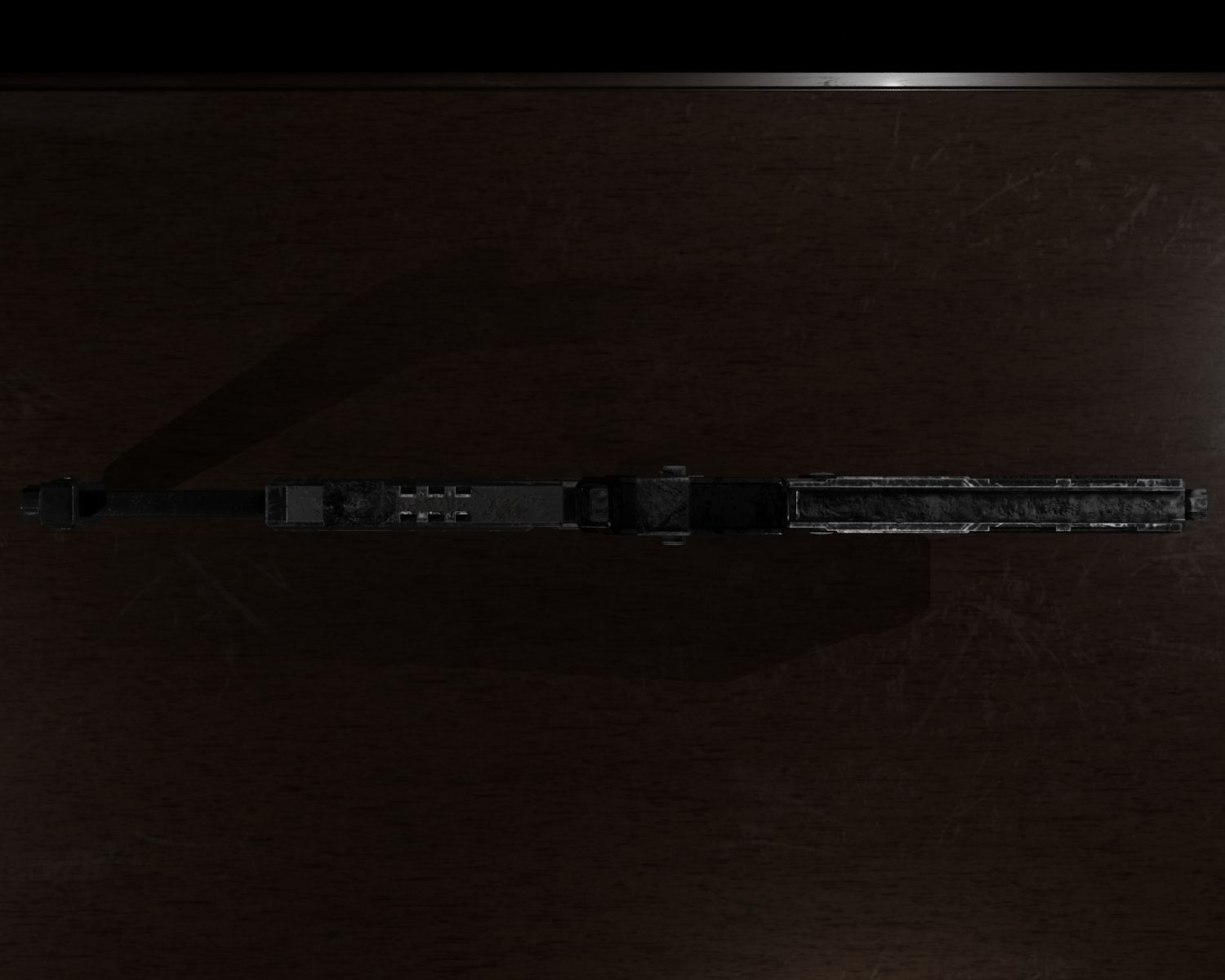 Sci-Fi Concept Gun Free 3D model_4