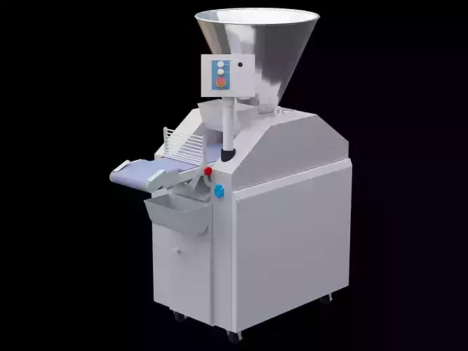 Volumetric dough divider 3D model