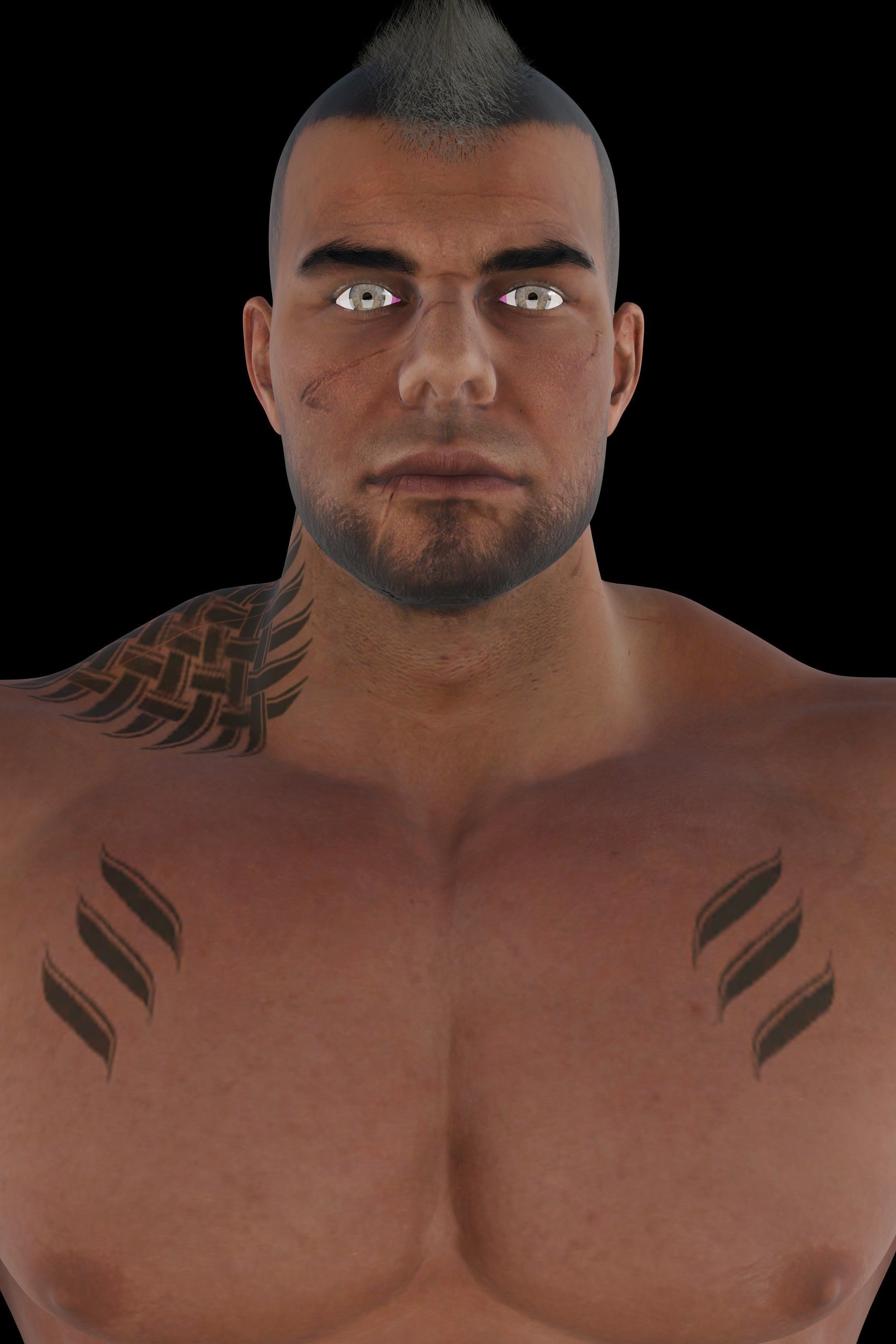 James V Low-poly 3D model_5