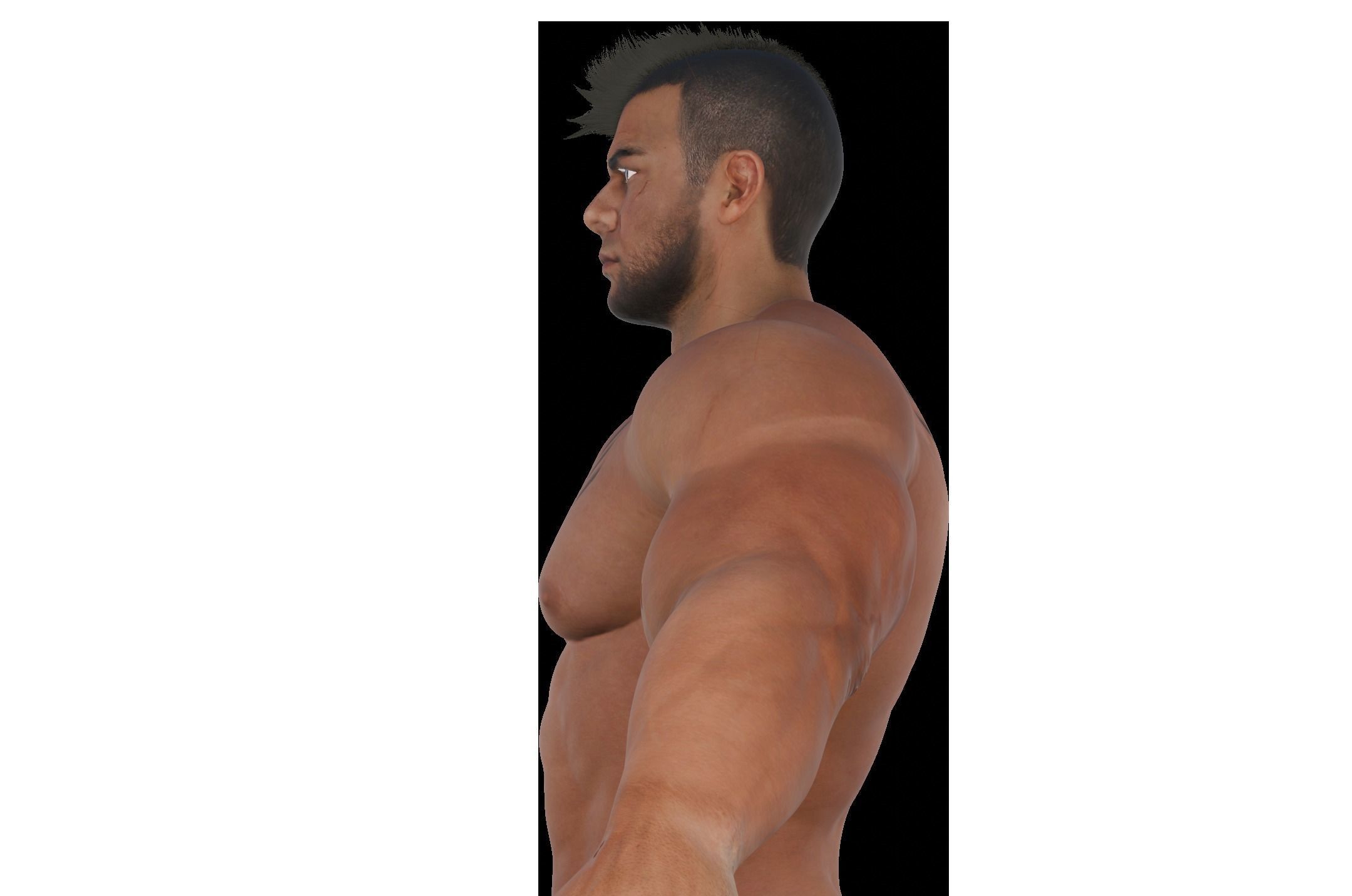 James V Low-poly 3D model_4