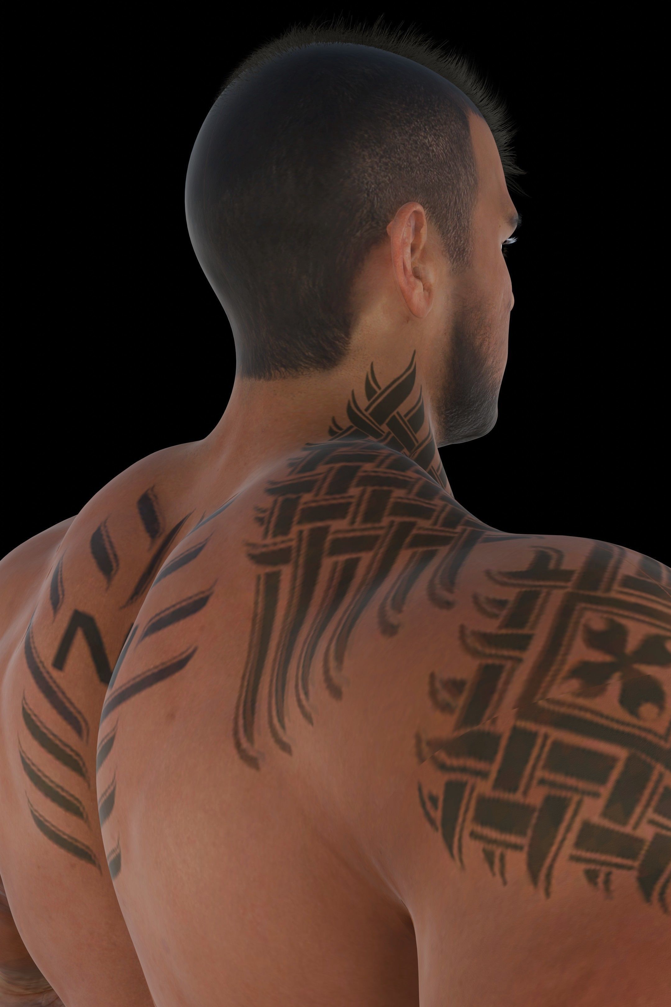 James V Low-poly 3D model_9