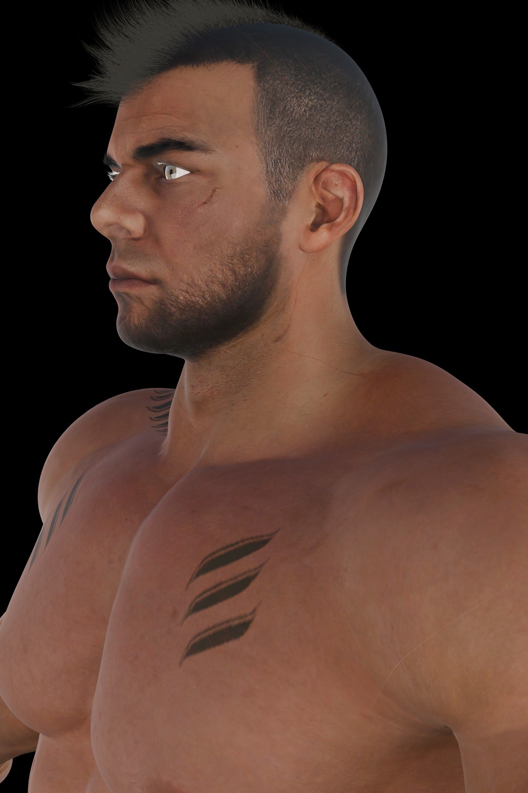 James V Low-poly 3D model_15