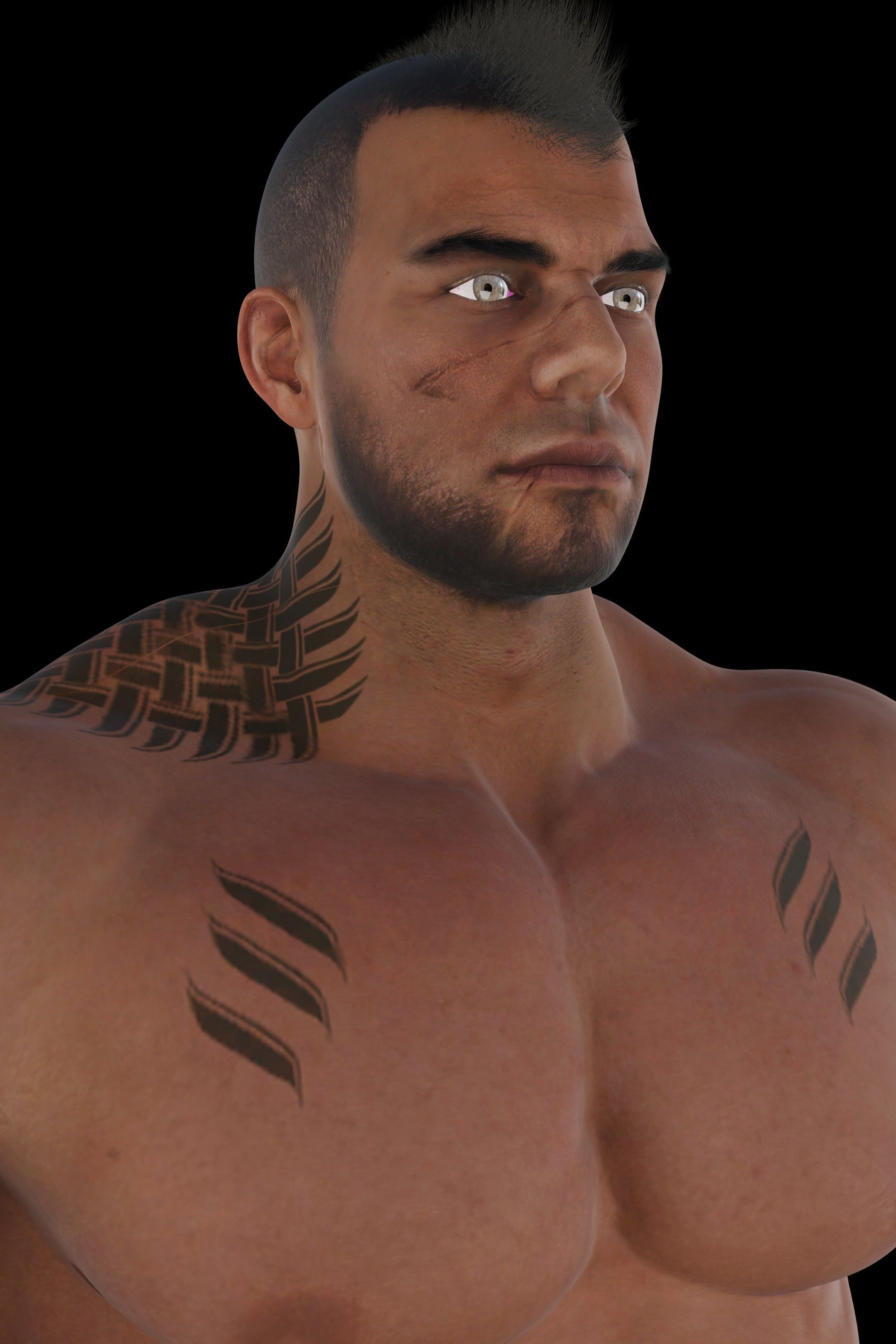 James V Low-poly 3D model_6