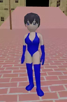 Character - Low-poly female Low-poly 3D model