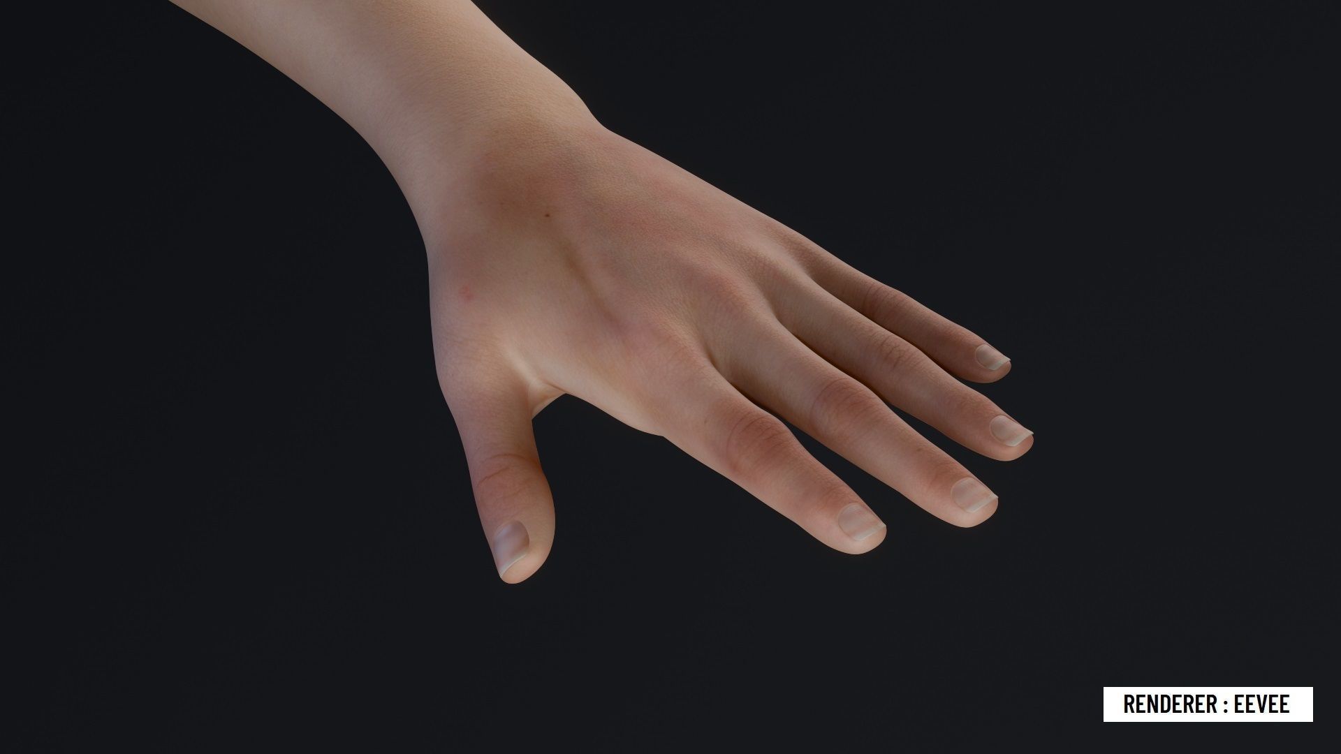 Realistic Woman Game Ready - Calista Low-poly 3D model_7