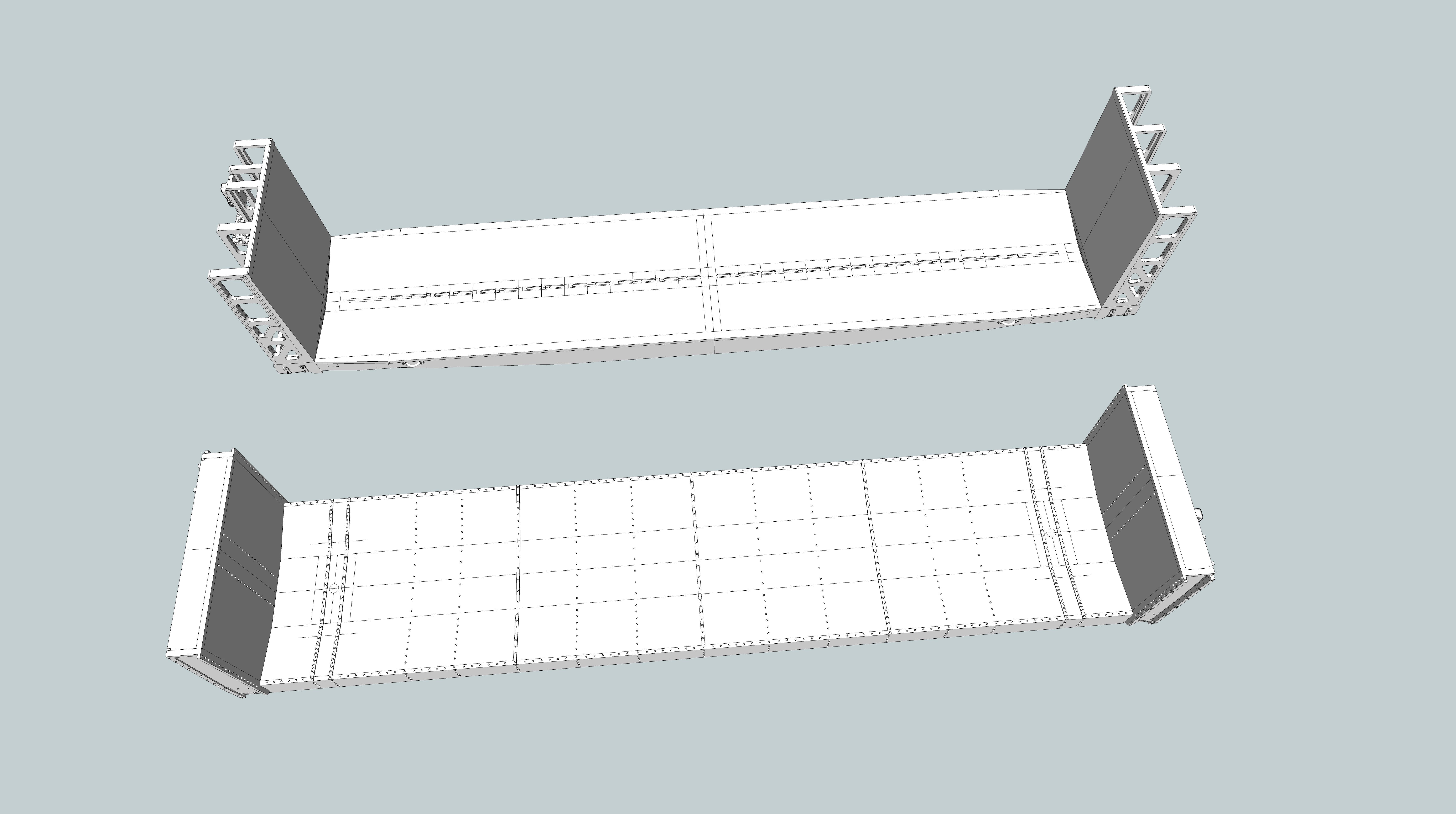 W-4 and W-6 Pulpwood Cars N and HO 3D print model_2