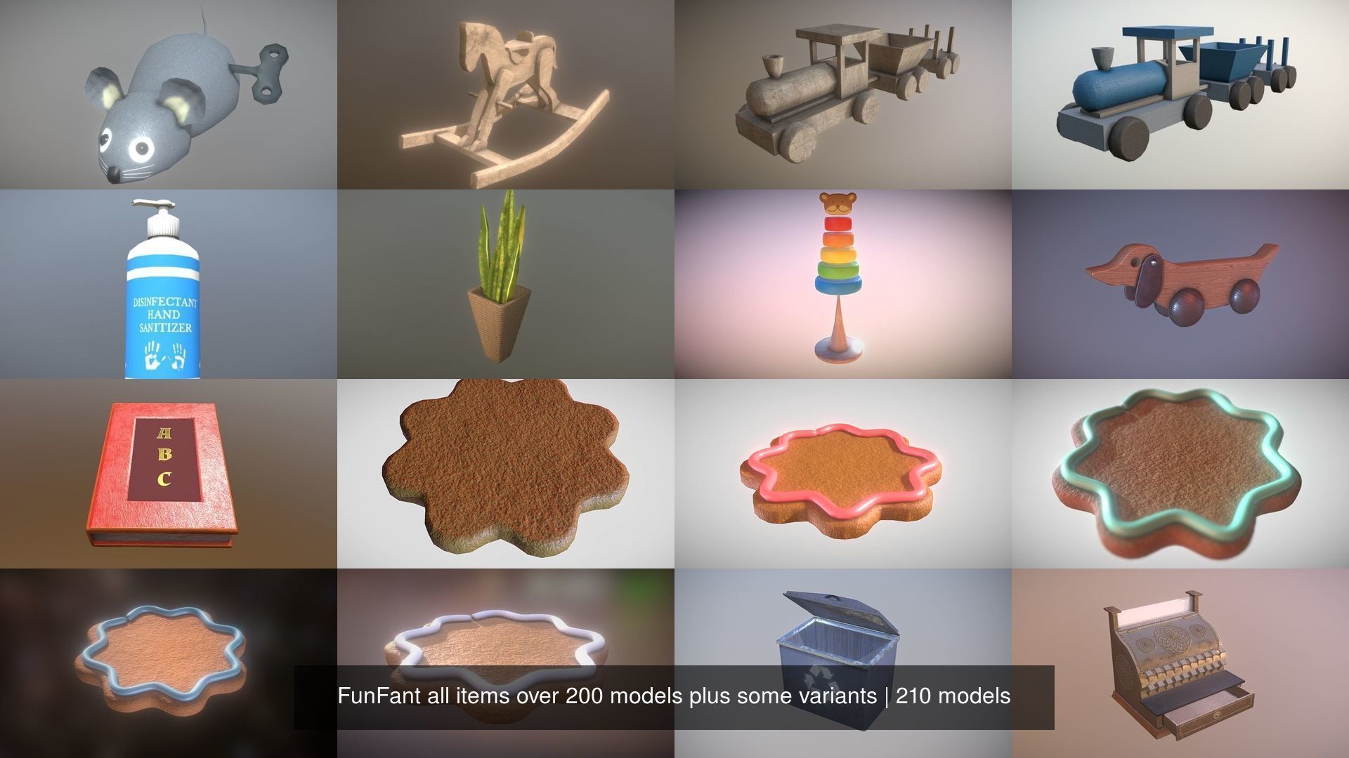 FunFant items over 200 models plus some variants 3D Model Collection_38