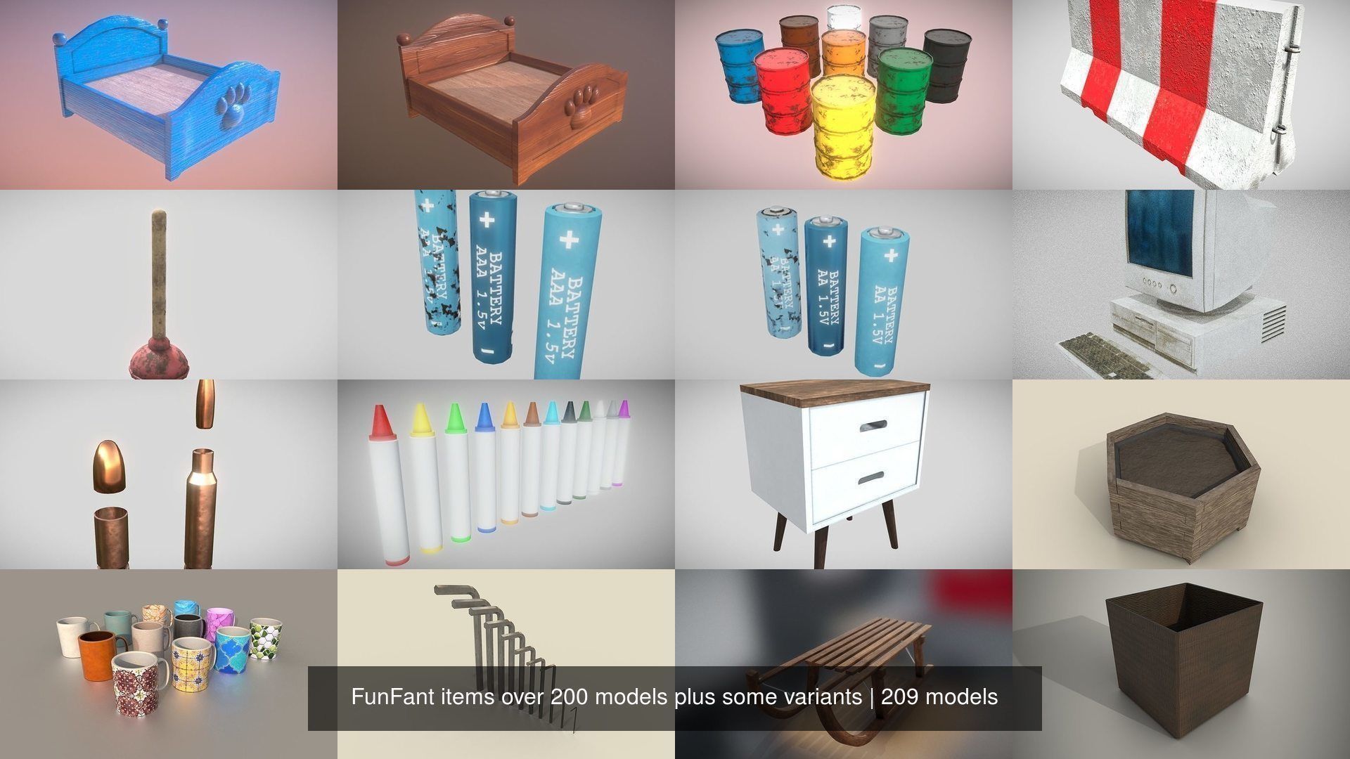 FunFant items over 200 models plus some variants 3D Model Collection_43