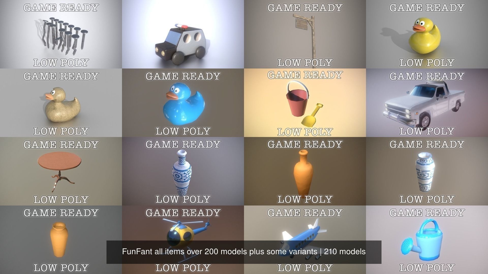 FunFant items over 200 models plus some variants 3D Model Collection_23