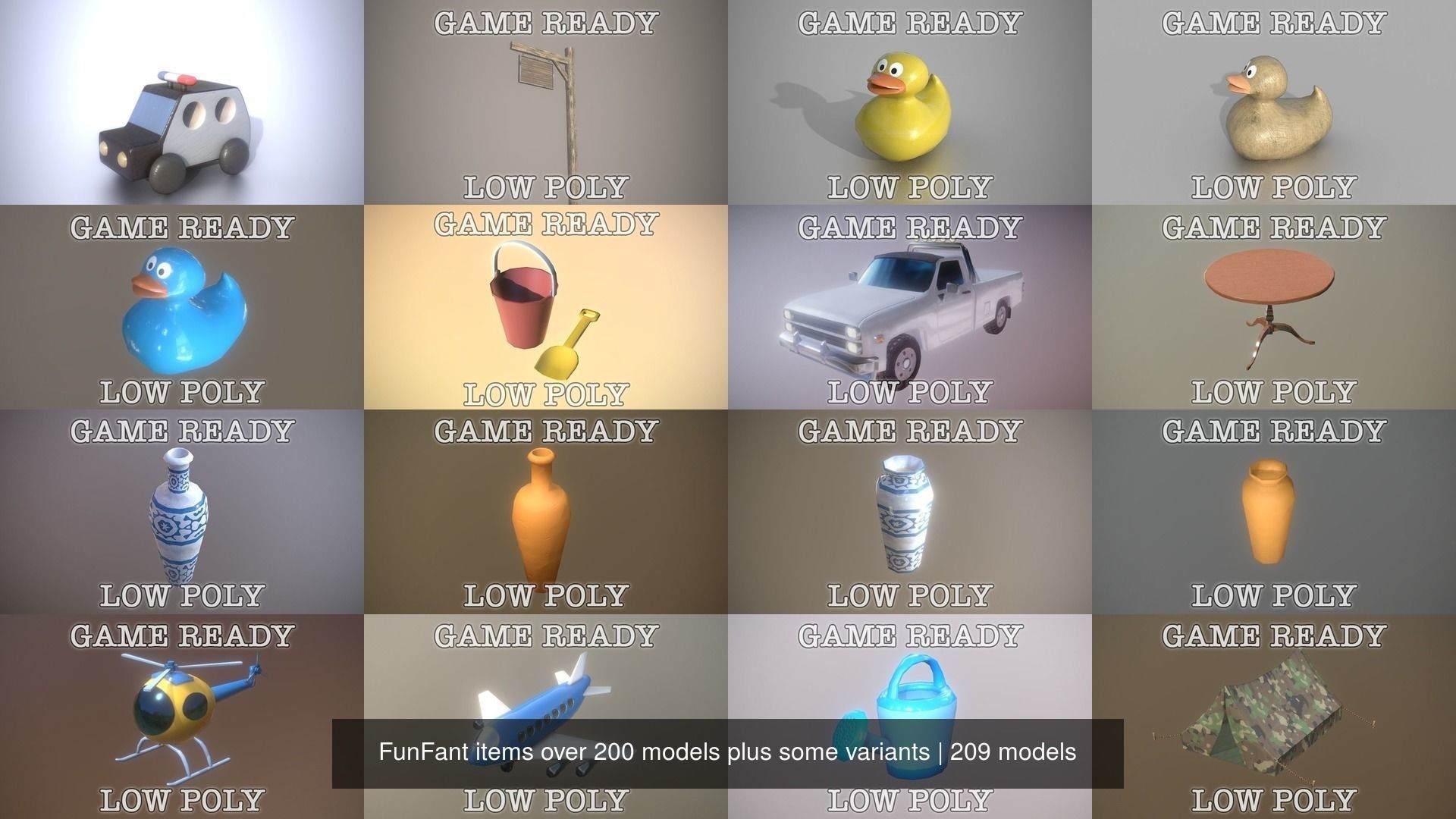 FunFant items over 200 models plus some variants 3D Model Collection_24