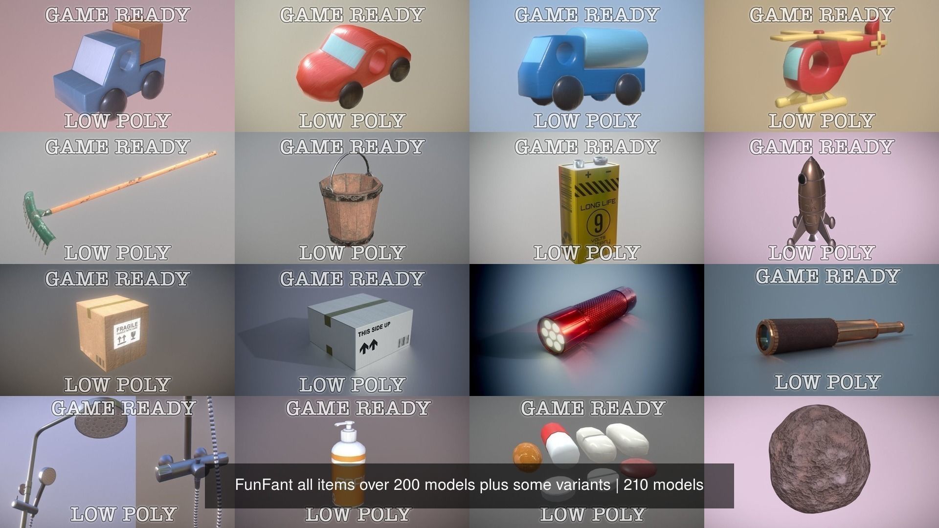 FunFant items over 200 models plus some variants 3D Model Collection_32