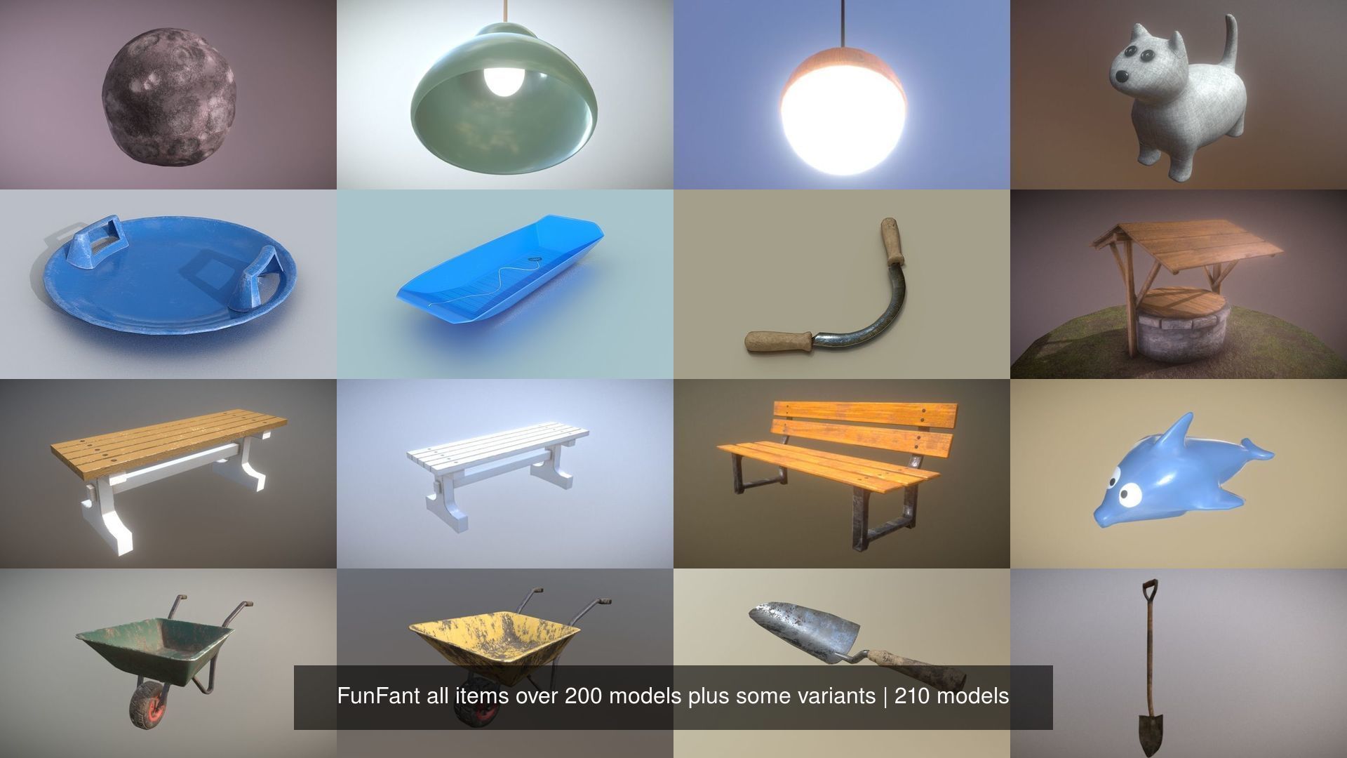 FunFant items over 200 models plus some variants 3D Model Collection_35